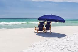Crystal Tide | Golf Cart & Beach Chair Setup