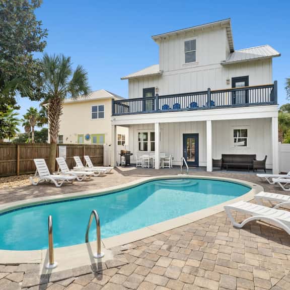 Crystal Gem with Pool and Beach Chair Setup - Image 1
